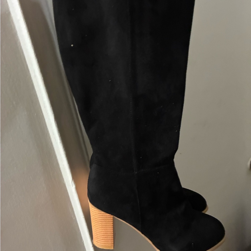 Black Suede Women's Boots